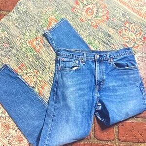 Levi's Vibrant Blue Slim Straight Jeans